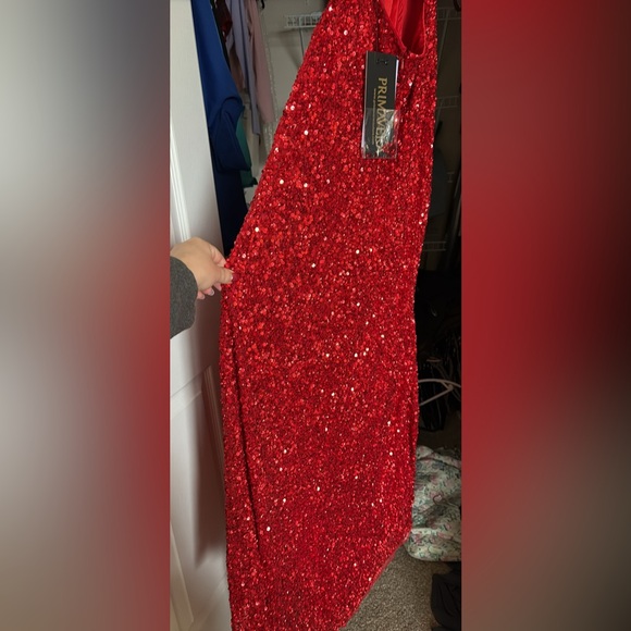 Red Sequin Gown - Picture 5 of 5